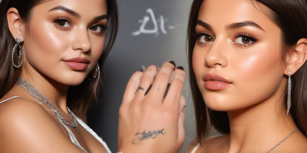 hailey bieber tattoo selena gomez
