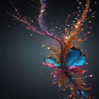transparent background glitter