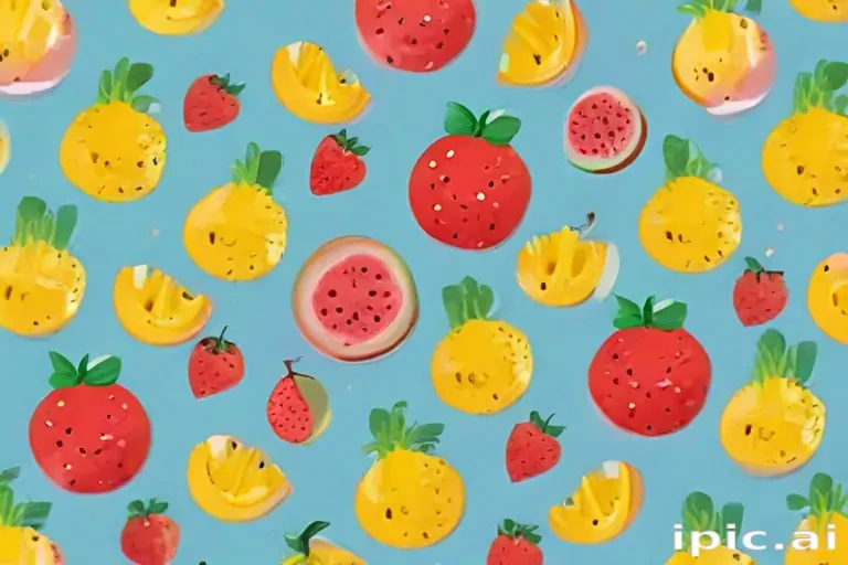 cute fruit backgrounds