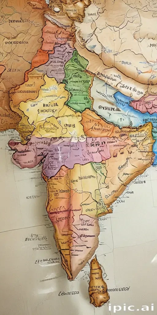 map of india