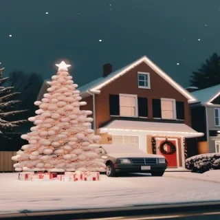 christmas photos aesthetic