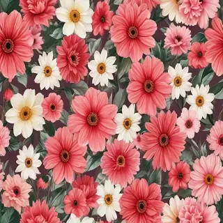 flowers with no background