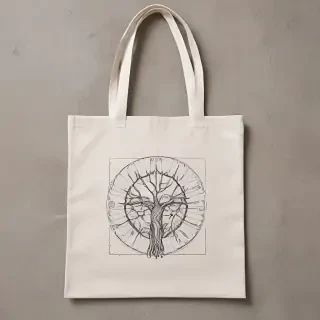 mock up tote bag