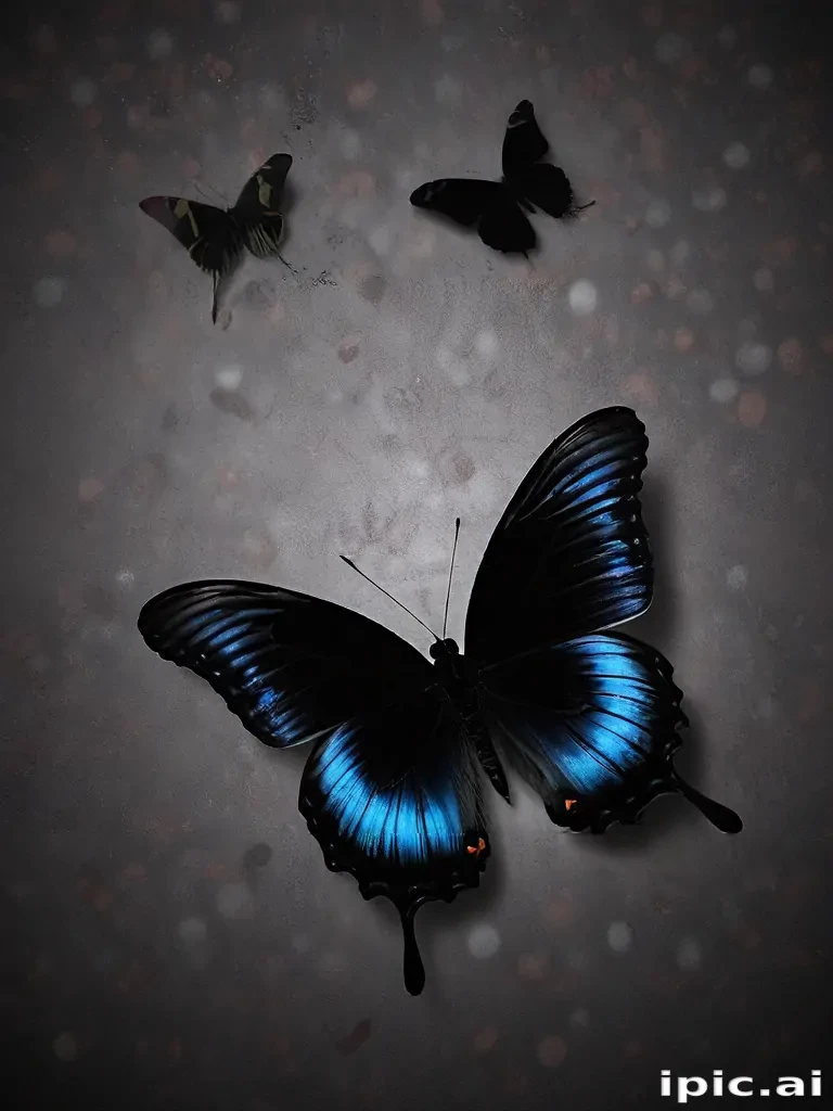 black butterfly wallpaper hd
