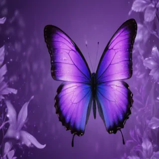 purple butterfly background