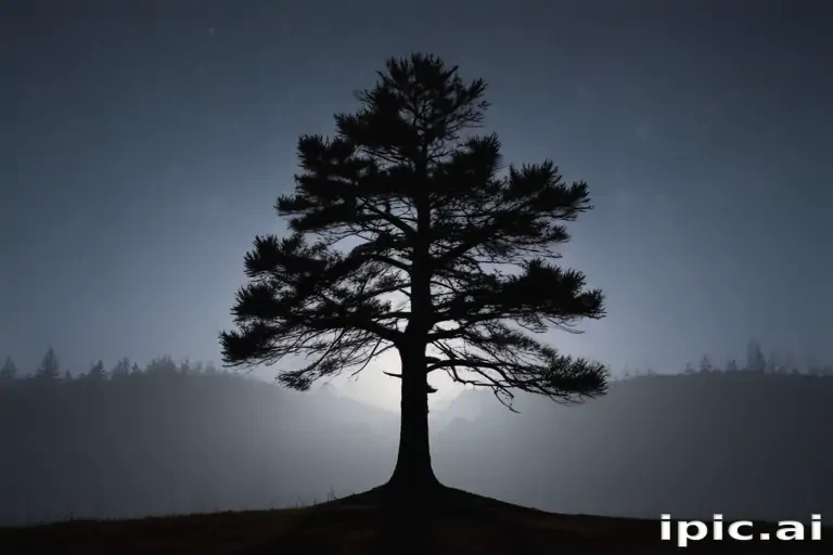 pine tree silhouette png