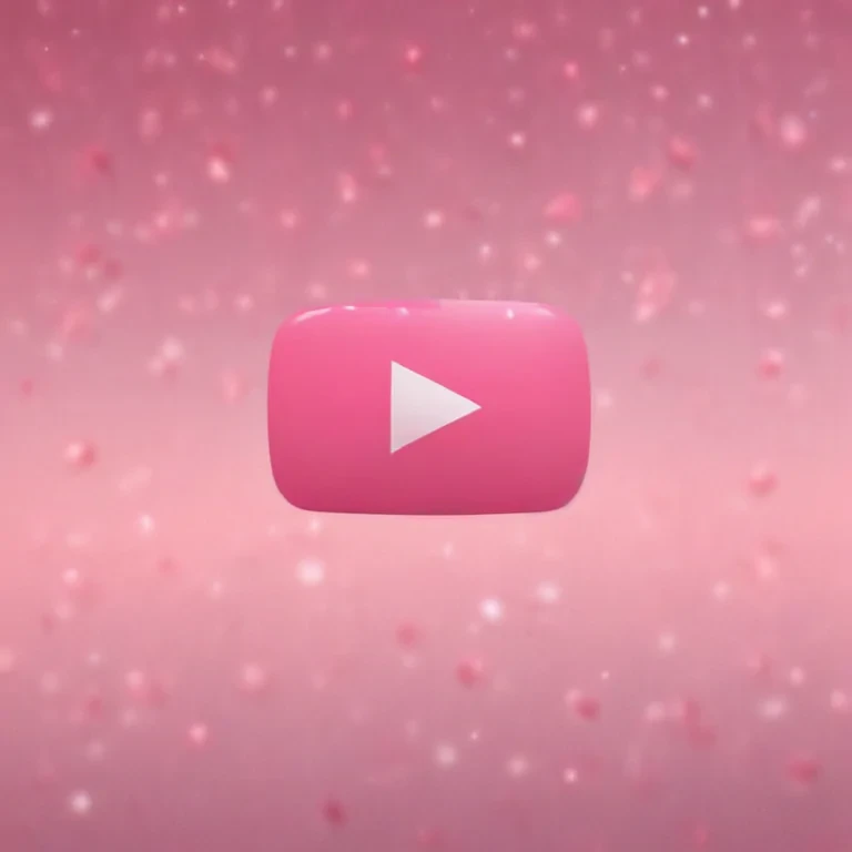 pink youtube logo