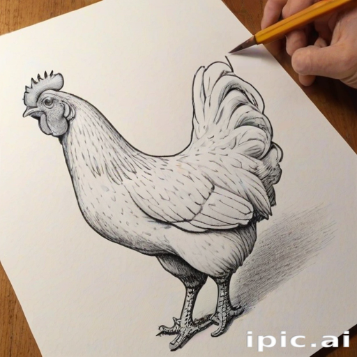 chicken drawing