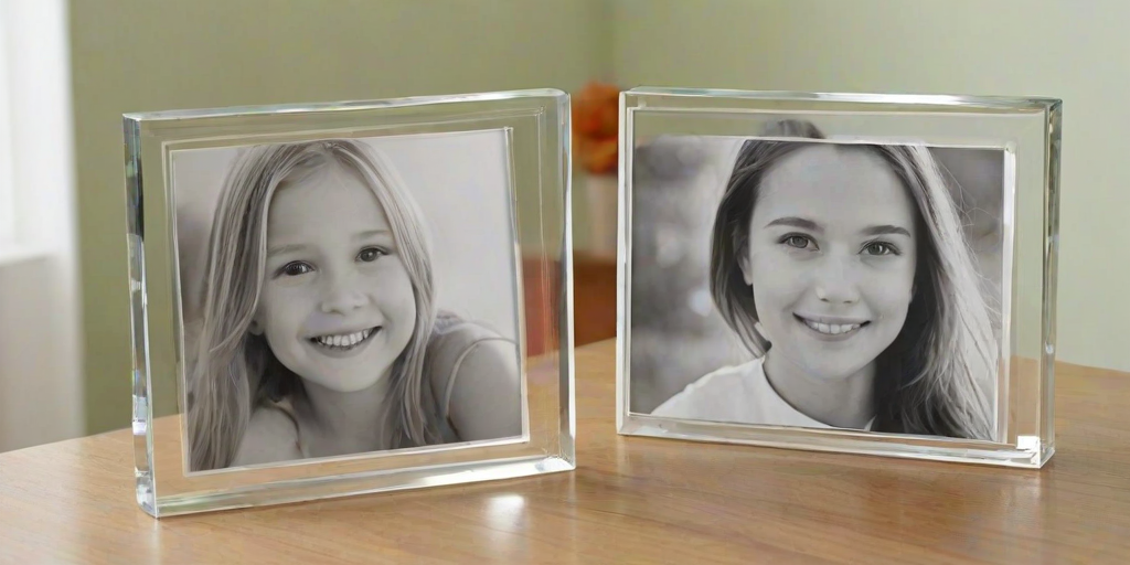 transparent photo frame