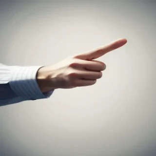 you pointing finger