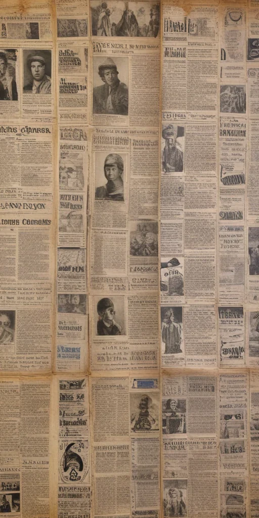 old newspaper background