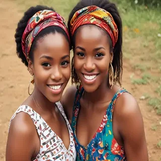 cute african women