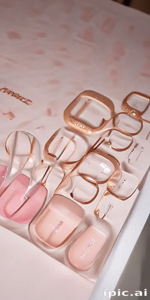 pastel rose gold aesthetic