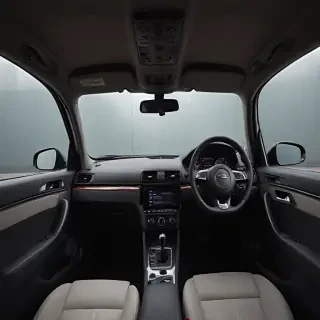 inside car background