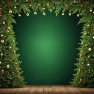 green christmas background