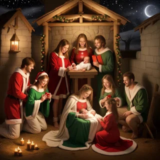 merry christmas nativity images free