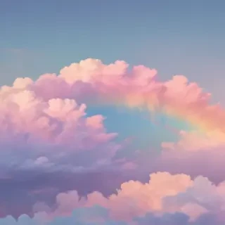 pastel rainbow bg