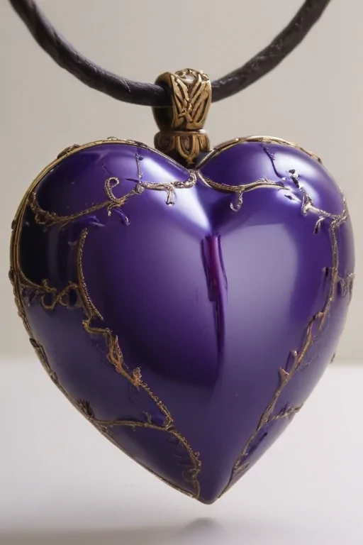 aesthetic purple heart