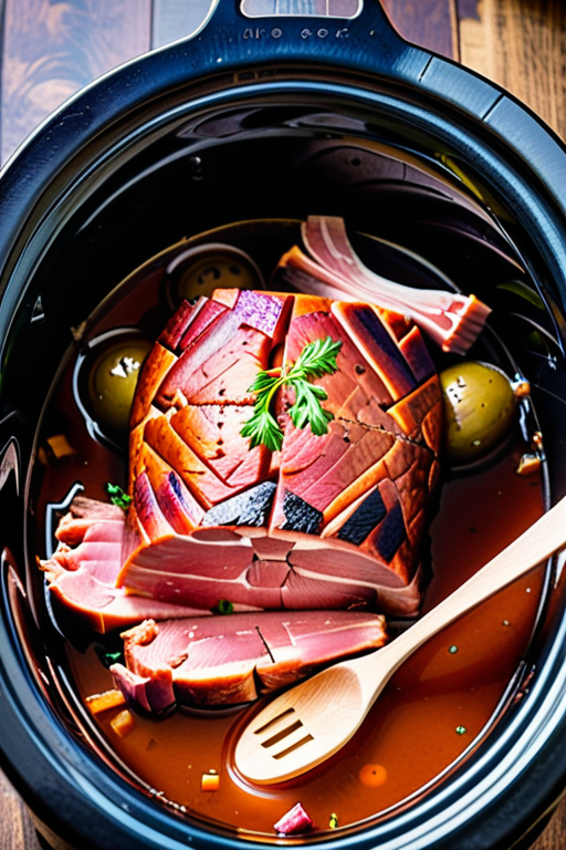 ham hock in a slow cooker