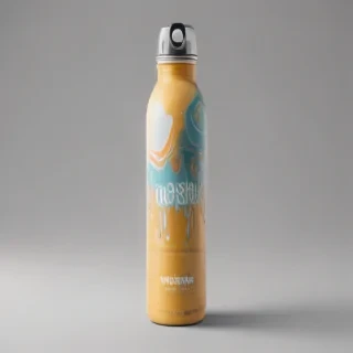 water bottle mockup