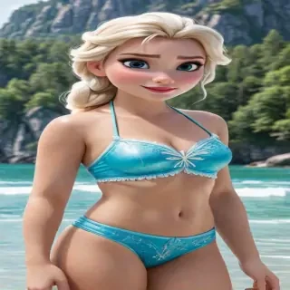 frozen elsa bikini