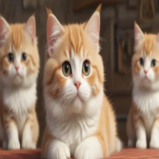 cute cat cartoon wallpaper