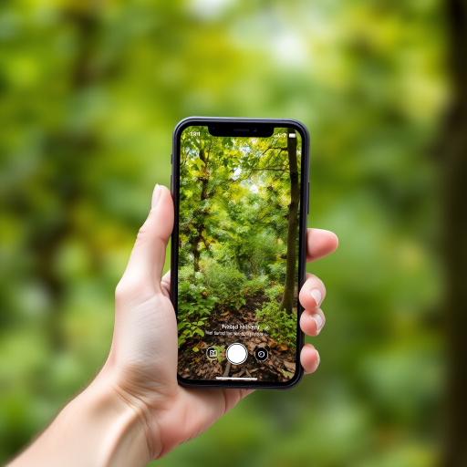 holding a phone