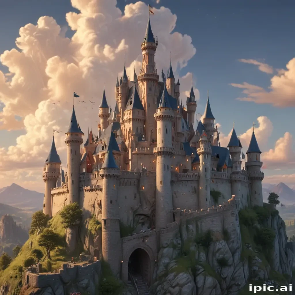 cartoon castle