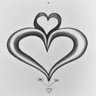 hand drawn heart