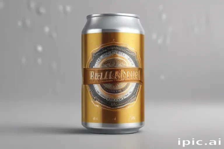 beer can mockup