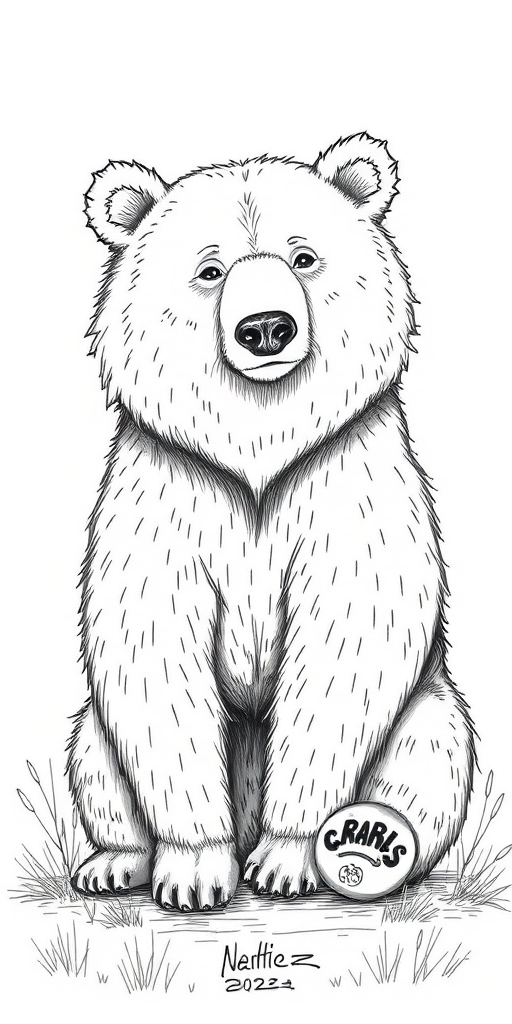 bear drawing