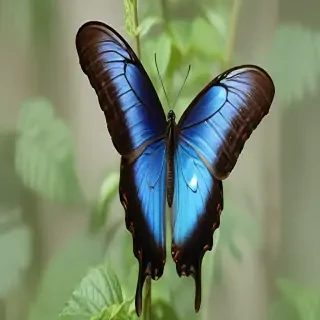 blue morpho butterfly