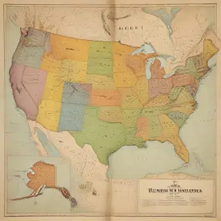 map of the united states of america