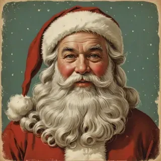 vintage santa png