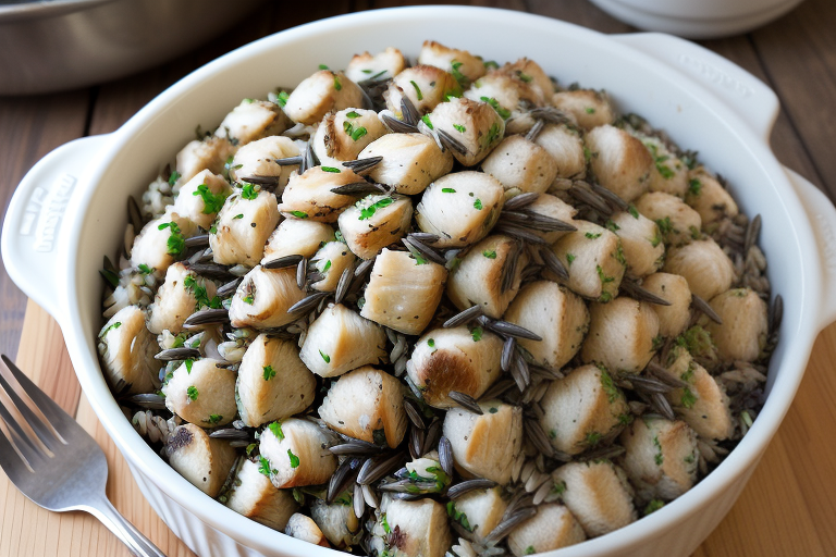 wild rice stuffing for cornish hens