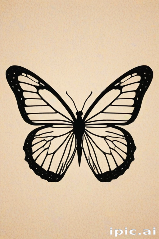 butterfly outline