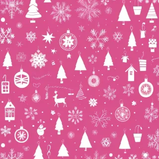 pink christmas desktop wallpaper