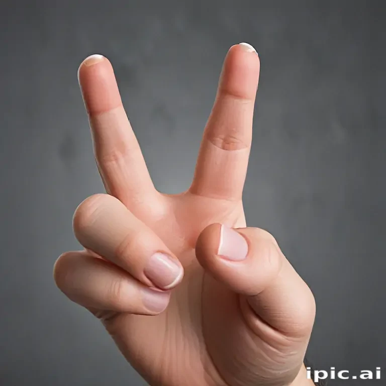 middle finger transparent