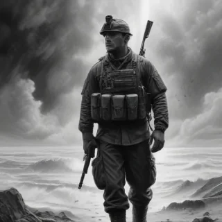 military drawing