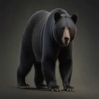 black bear png