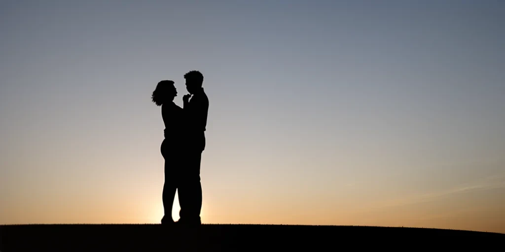 couple silhouette