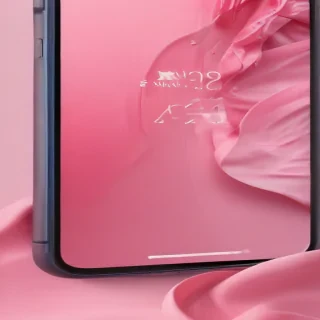 pink home screen