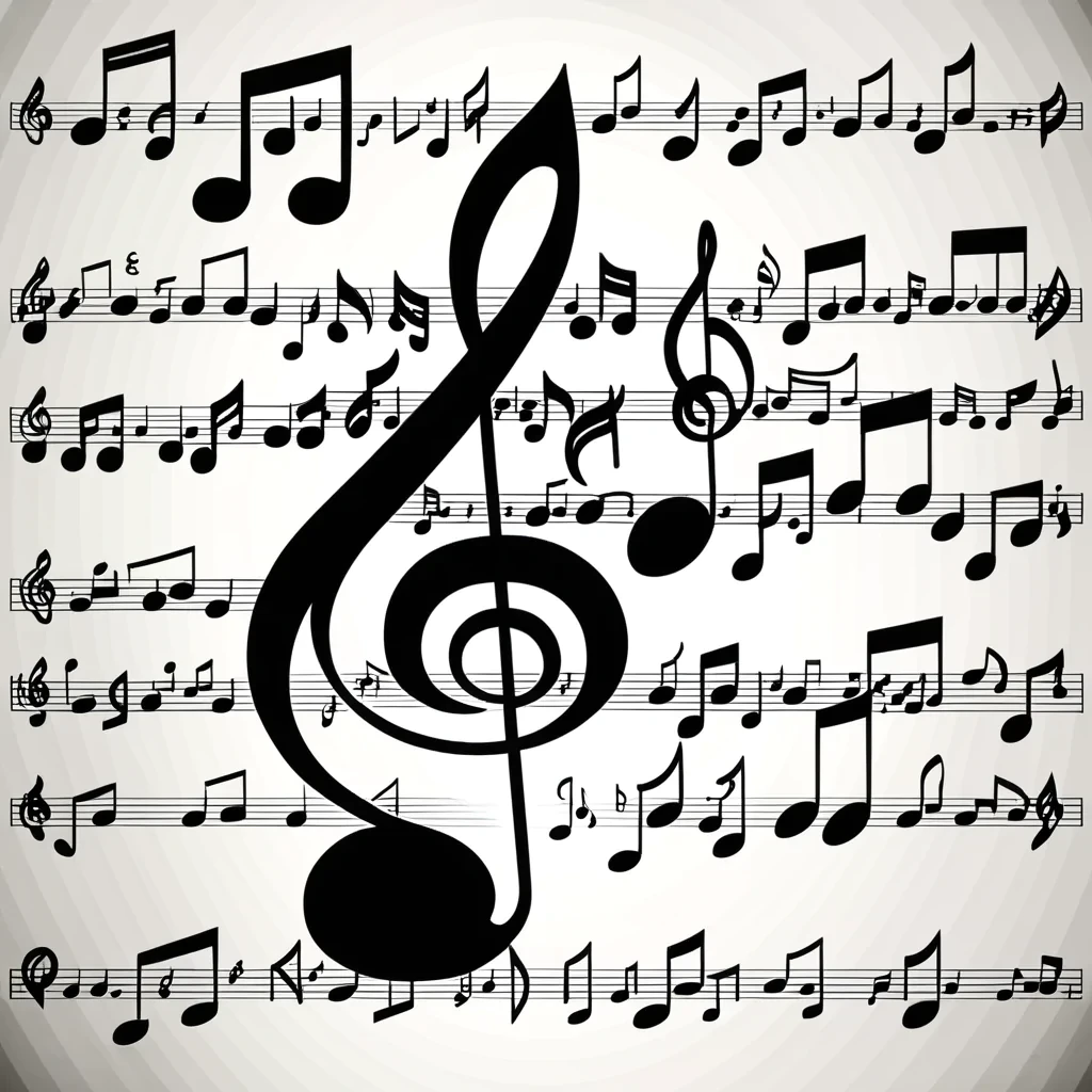 background music notes png