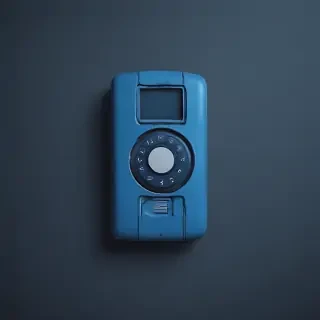 blue phone wallpaper