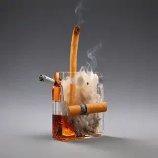 cigarette transparent
