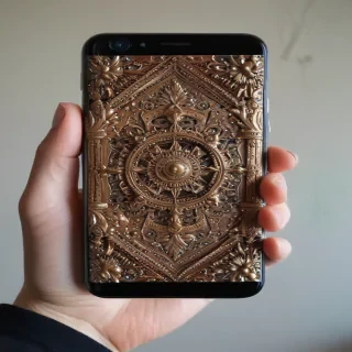 phone in hand png