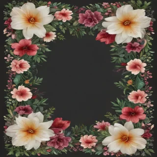 flowers border png