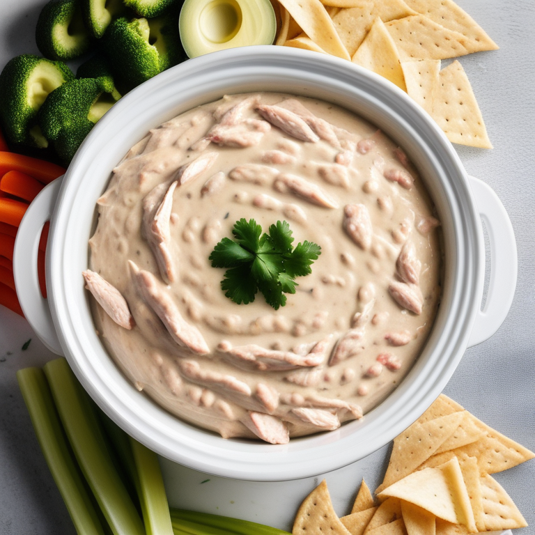 crockpot chicken wing dip with raw chicken
