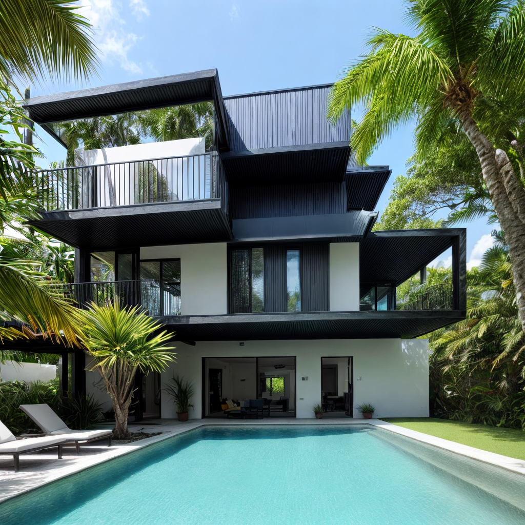 Thumbnail for Villas With Industrial Style And Metal