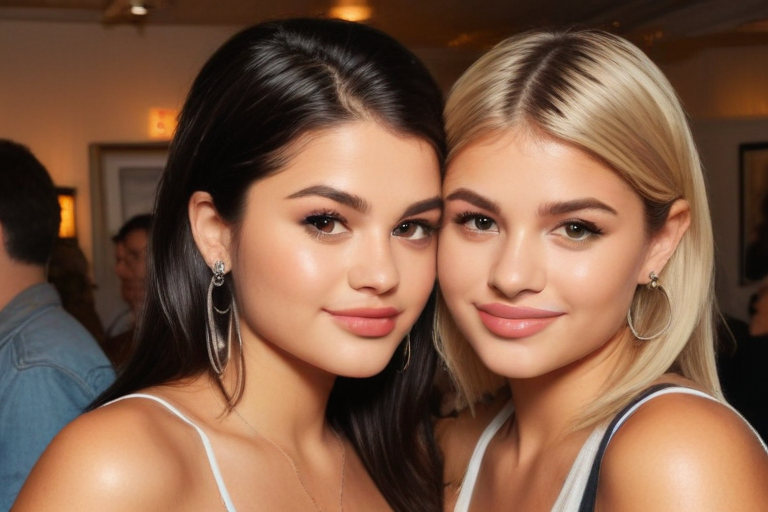 selena gomez and hailey bieber friends